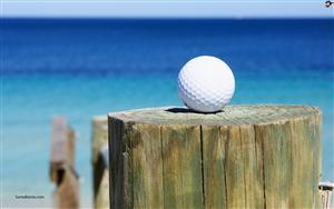 Golf, a club-and-ball sport